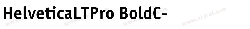 HelveticaLTPro BoldC字体转换